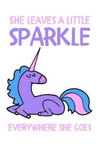 She Leaves a Little Sparkle Everywhere She Goes