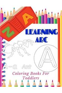 Learning ABC Coloring Books For Toddlers