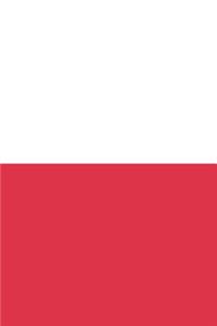 Poland Flag Notebook - Polish Flag Book - Poland Travel Journal