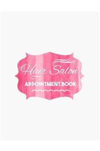 Hair Salon Appointment Book