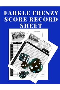 Farkle Frenzy Score Record Sheet
