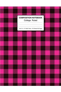 Composition Notebook College Ruled 8.5x11 In 21.59x27.94 50 Sheets/100 Pages