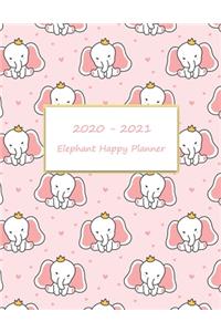 2020-2021 Elephant Happy Planner