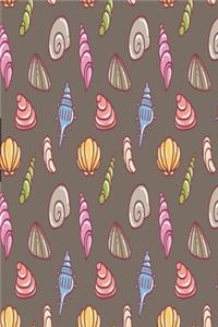 Sea shell notebook