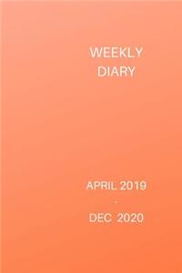 Weekly Diary 2019-2020