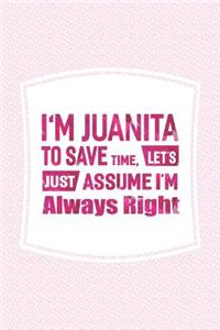 I'm Juanita to Save Time, Let's Just Assume I'm Always Right