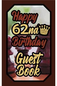 Happy 62nd Birthday Guest Book