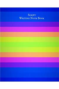 Script Writing Note Book