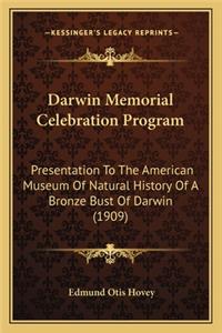 Darwin Memorial Celebration Program