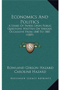 Economics and Politics