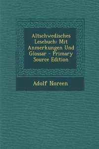 Altschwedisches Lesebuch