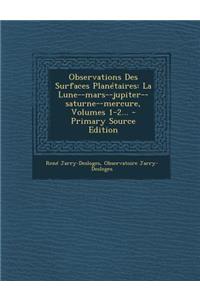 Observations Des Surfaces Planétaires