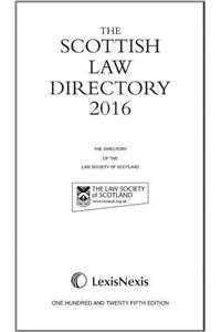 Scottish Law Directory: The White Book 2016