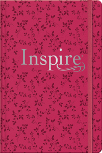Inspire Bible NLT (Hardcover Leatherlike, Pink Peony, Filament Enabled)