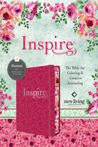 Inspire Bible NLT (Hardcover Leatherlike, Pink Peony, Filament Enabled)