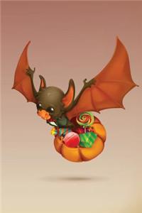 Candy Bat Grid Notebook