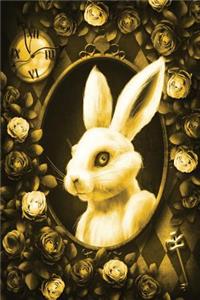 Alice in Wonderland Modern Journal - Inwards White Rabbit (Yellow)