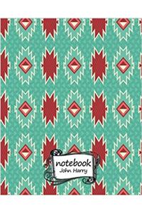 Aztec Pattern Notebook