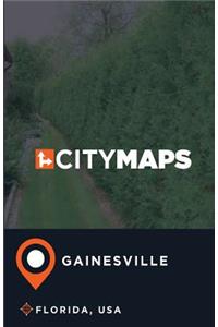 City Maps Gainesville Florida, USA