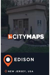 City Maps Edison New Jersey, USA