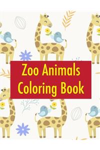 Zoo Animals Coloring Book