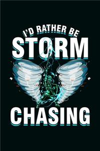 I'll rather be a storm Chasing