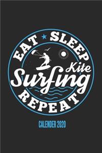 Eat Sleep Kitesurfing Repeat Calender 2020