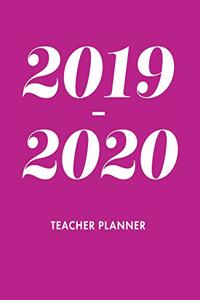 Teacher Planner 2019-2020