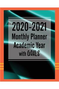 2020-2021 Monthly Planner Academic Year with Goals