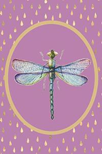 Dragonfly Lined Journal