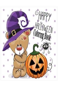 Happy Halloween Coloring Book