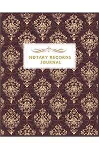 Notary Records Journal