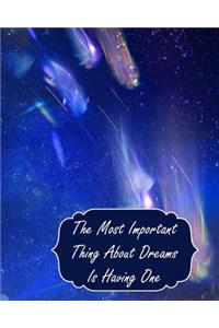 The Most Important Thing About Dreams Is Having One