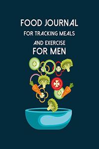 Food Journal For Tracking Meals And Exercise For Men