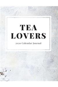 Tea Lovers 2020 Calendar Journal