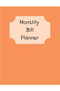 Monthly Bill Planner