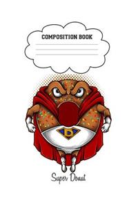 Super Donut Composition Book