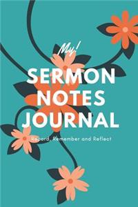 My Sermon Notes Journal