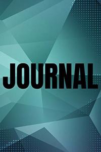 Polygonal Abstract Geometric Background Lined Writing Journal Vol. 29