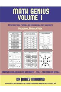 Preschool Number Book (Math Genius Vol 1)