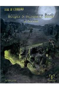 Trail of Cthulhu Keeper's Resource Book and Screen