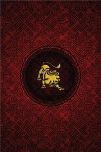 Monogram Leo Notebook