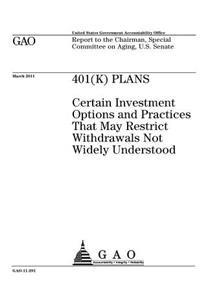 401(K) plans