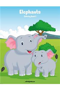 Elephants Coloring Book 2