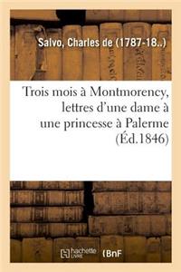 Trois Mois À Montmorency, Lettres d'Une Dame À Une Princesse À Palerme