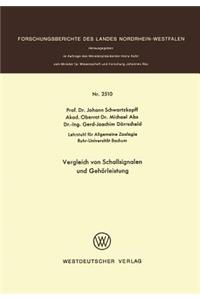 Vergleich von Schallsignalen und Gehörleistung