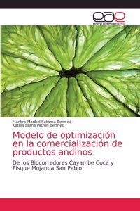 Modelo de optimización en la comercialización de productos andinos