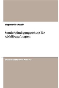 Sonderkündigungsschutz für Abfallbeauftragten