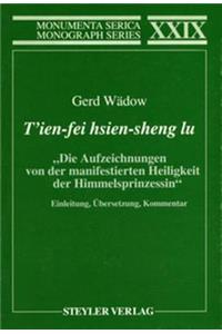 T'Ien-Fei Hsien-Sheng Lu. 