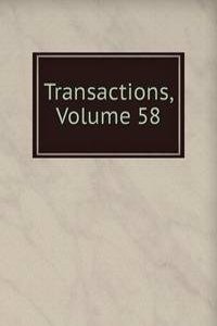 Transactions, Volume 58